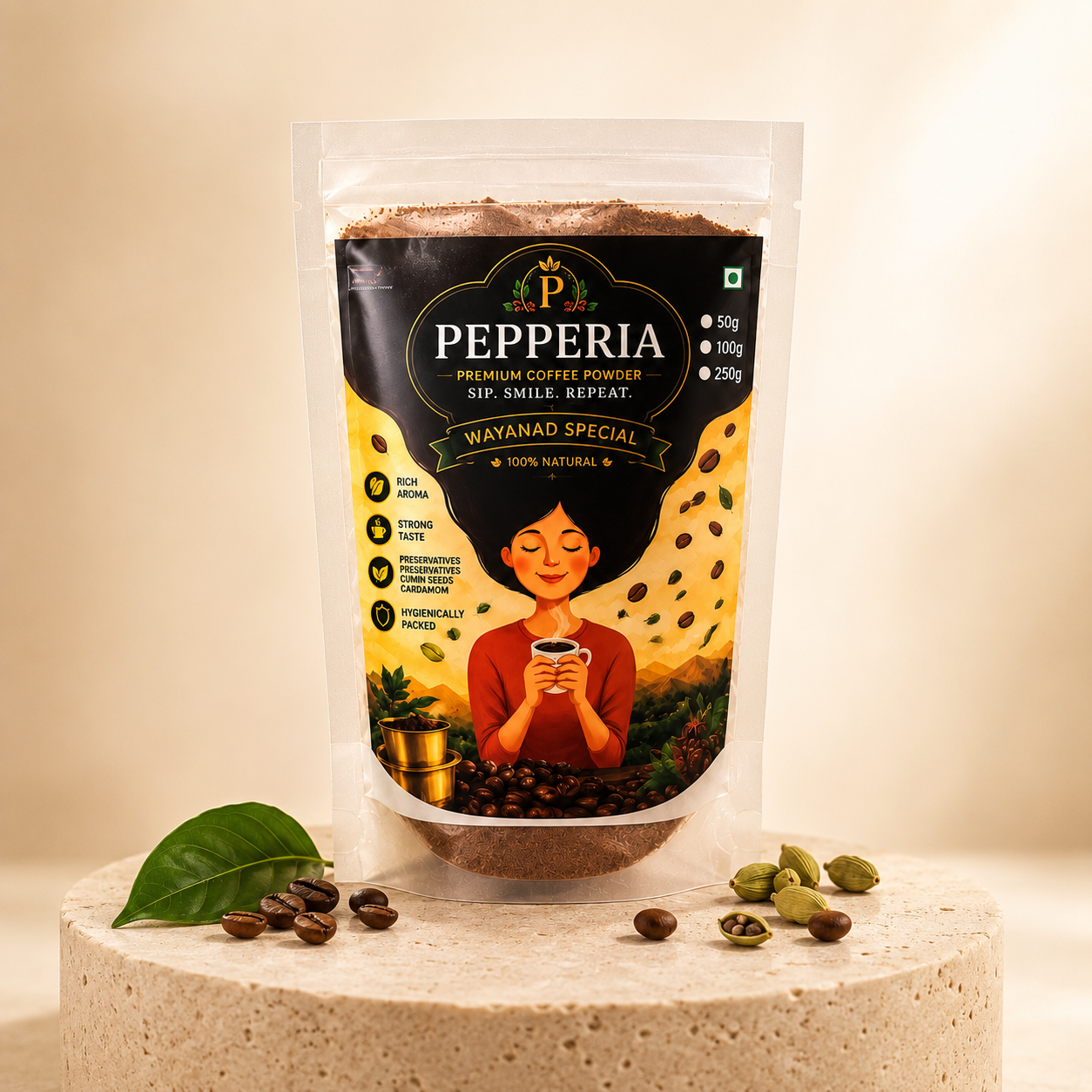 Pepperia Wayanad Special Premium Coffee Powder