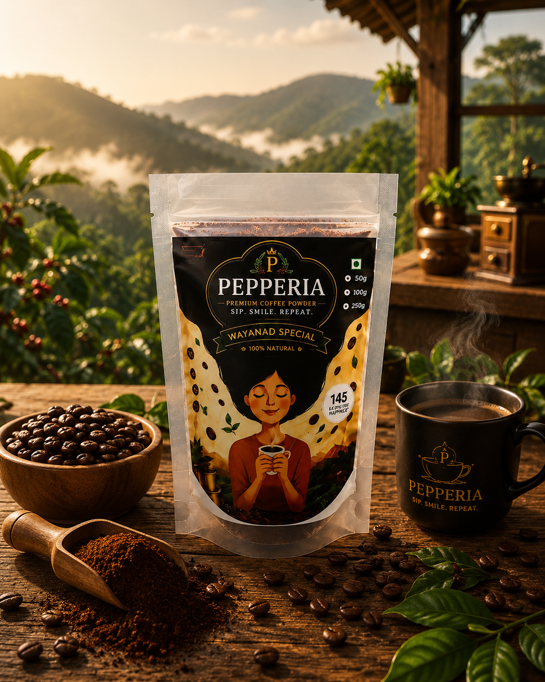 Pepperia Wayanad Special Premium Coffee Powder