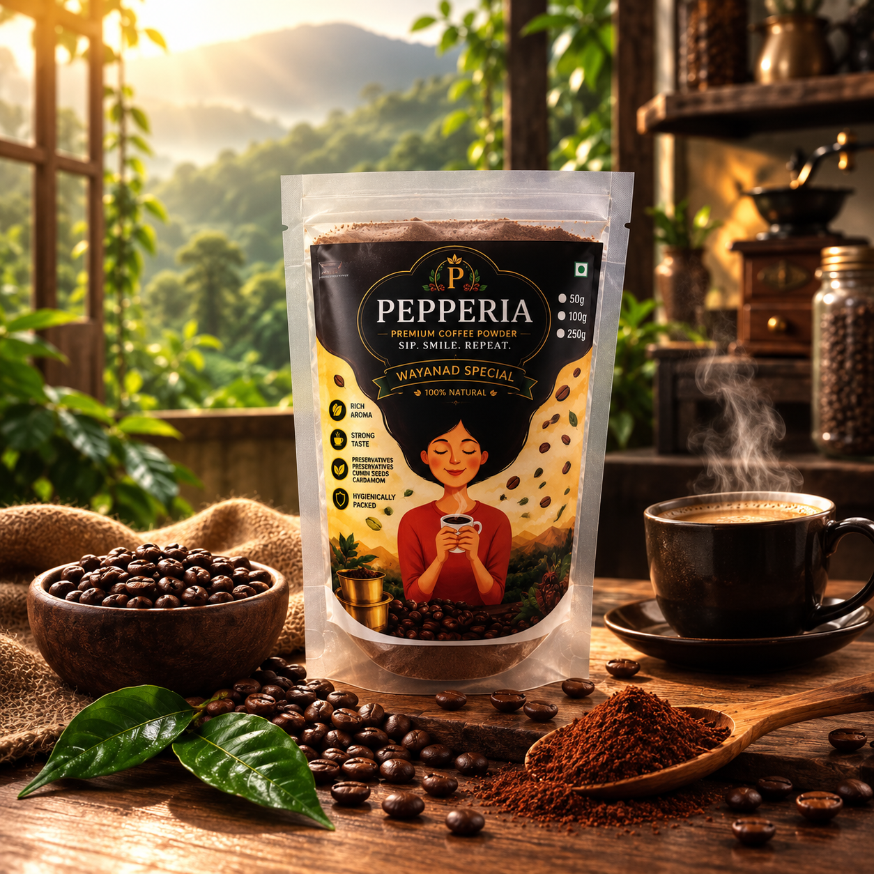 Pepperia Wayanad Special Premium Coffee Powder