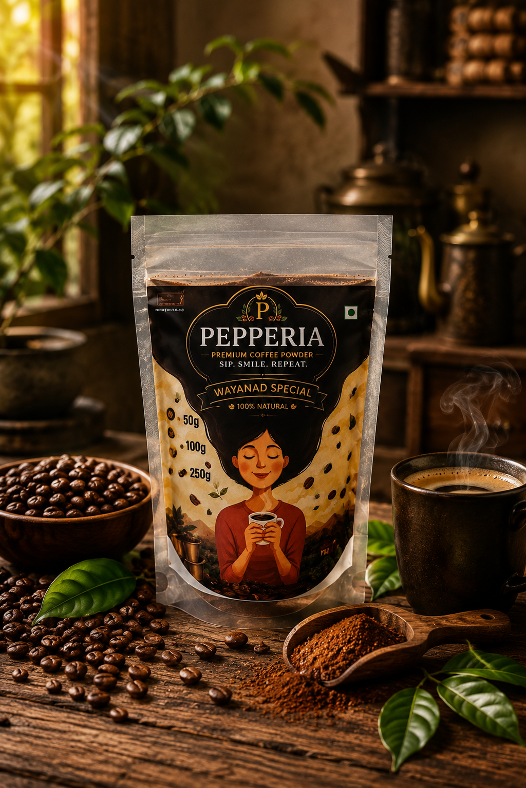Pepperia Wayanad Special Premium Coffee Powder